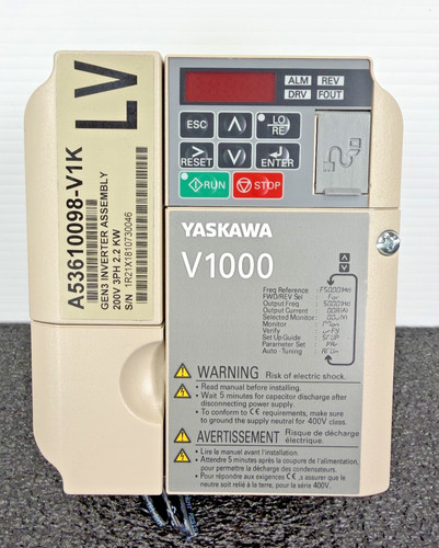 Yaskawa v1000 vfd - v1000,